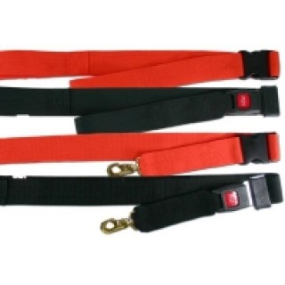 Iron Duck # 31520F - Straps 5'2pc Plastic Black EA