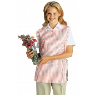 Medline # 8583RCR - APRON, COBBLER, CANDY-STRIPE, 65P/35C, OSFM, 72 EA/CS