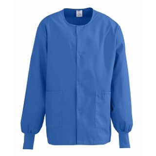 Medline # 8832JRL4XL - JACKET, SCRUB, ROYAL, CE, USEX KNT CUF, 4XL, 12 EA/CS