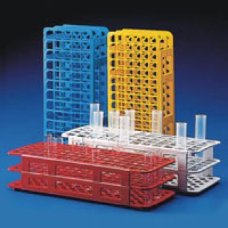 Globe Scientific # 456403 - Test Tube Rack 13mm 90Place White Ea