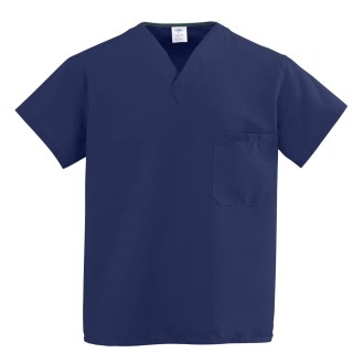 Medline # 910JNTLL-CM - TOP, SCRUB, REV, 2PKT, MIDNGHT, LONG, MCC, L, 24 EA/CS