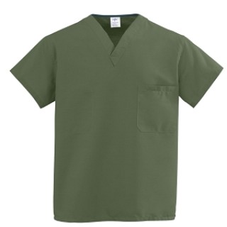 Medline # 910OLVXXL-CM - TOP, SCRUB, 2PK, REV, OLIVE, C-E, MED CC, 2XL, 12 EA/CS