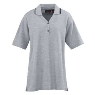 Medline # 935GRYL - SHIRT, POLO, LADIES, 90C/10P, GRY/BLK, LARGE, 24 EA/CS