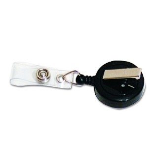 Advantus # 75548 - LANYARDS, REEL, SWVL CLP, BK, 12/PK