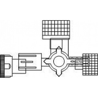 ICU Medical # AG7394 - STOPCOCK 3 WAY W/ROATATING LUERLOCK, 25/CS