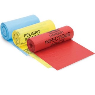 Berry Plastic # HH304314PY - BAG HD CRLESS ROLLS 3043 14 YEL PRINTED, 250 EA/CS, 10 RL/CS