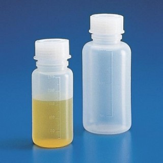 Globe Scientific # 601618 - BOTTLE, 2000ML(64 OZ), ROUND, FLEXIBLE, WDE, 15/CS