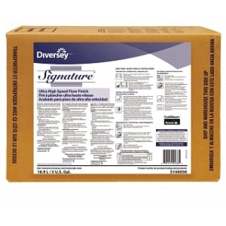 Diversey # 5104950 - FINISH, FLOOR, UHS, SIGNATURE, 5GAL, ENVIROBX, EACH