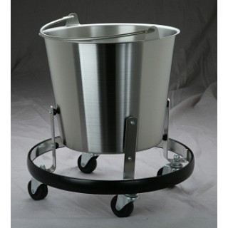 Medline # DYND0510141Z - BUCKET, KICK, W/STAND, SS, 13QT, EACH