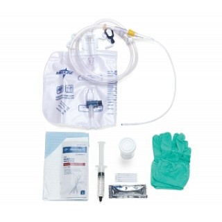 Medline # DYND11NS12S - TRAY, FOL, NON-STER, TRAIN, 12FR, SIL, 10/CS
