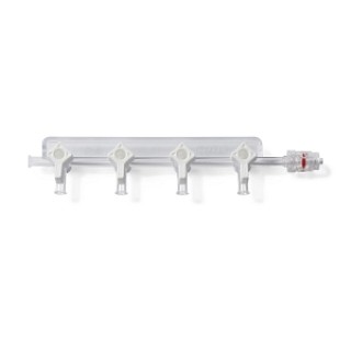 Medline # DYNJMAN06 - MANIFOLD 4-PORT OFF, 10/CS