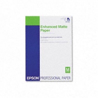 Epson America # S041343 - PAPER, PROF, ENHANCD, MATTE, 11.75X16.5IN, 50/PK