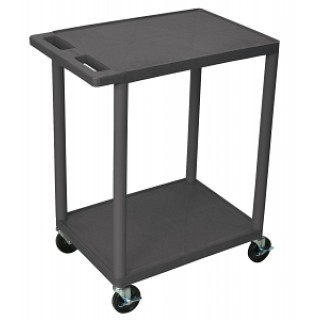 Medline # HE32BLK - CART, 2 SHELF, 24