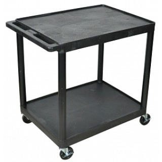 Medline # HE38BLK - CART, 2 SHELF, 32