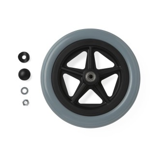 Medline # G222-0934 - WHEEL, 8IN, REAR, 1 EA, W/HARDWARE, 1 KT/EA, 1 KT/KT
