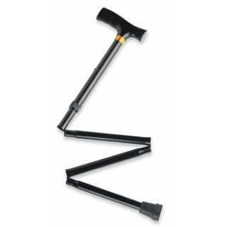 Medline # G30375 - CANE, FOLDING, BLACK, GUARDIAN, 4 EA/CS