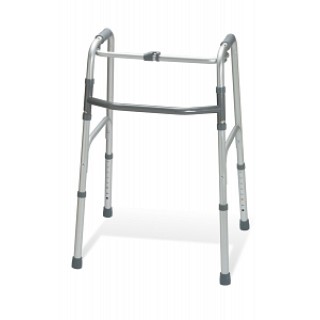 Medline # G30761P - WALKER, 1 BUTTON, FOLDING, 4 EA/CS