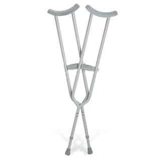 Medline # G60314B - CRUTCH, BARIATRIC, TALL, ADULT, GUARDIAN, 2 EA/CS, 2 PR/CS