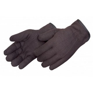 Liberty Glove # 4308Q - GLOVE, BROWN JERSEY, MENS, 144 PR/CS