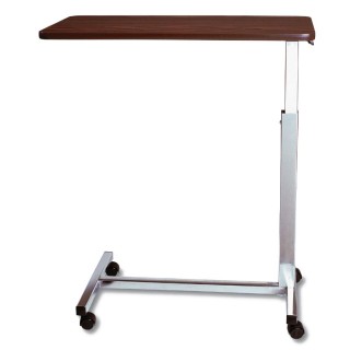 Medline # MDR104014 - TABLE, OVERBED, ECONOMY, WALNUT, 15X30, EACH