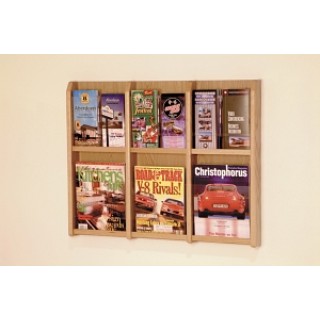 Medline # MDR6616MG - RACK, MAGAZINE, 6 POCKET, WALL, EACH