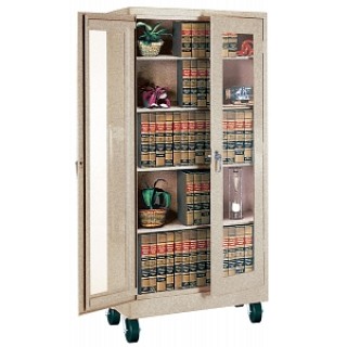 Medline # MDR904224MVS - CABINET, METAL, VISUAL, MOBILE, 24X36X48, EACH