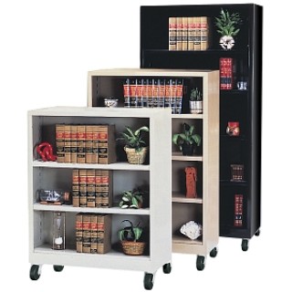 Medline # MDR904818MMB - BOOKCASE, METAL, MOBILE, 18X36X48, EACH