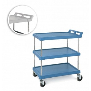 Medline # MDRBC162734G - CART, UTILITY, POLYMR, 3SHF, 18X29X33.25, GRY, EACH