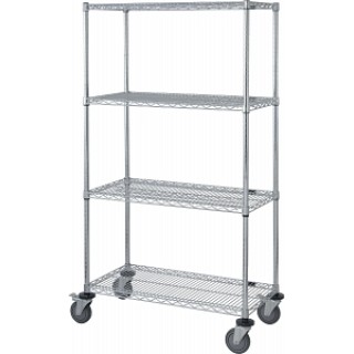 Quantum Storage System # M2436C46 - CART, WIRE, MBL, 24X36X69, 4 WIRE SHELF, EACH