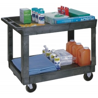 Quantum Storage System # WRSC3422448FS - CART, UTIL, POLYMER, 2SHLF, 34.25X17.5X32.5, EACH