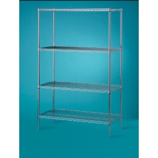 Tarrison Products Ltd # 24726C(2)C5SPS(2)C5SPB - CART, STEM CASTER, CHROME, 24X72X69, EACH