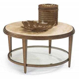 Flexsteel Industries # H6629-034 - TABLE, COFFEE, TRAVERTINE, 34