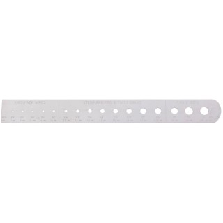 Medline # MDS0235331 - RULER, INCH AND MM GRADUATED, 6