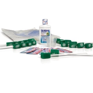 Medline # MDS096000 - KIT, ORAL CARE, EXTEND, 20 SWABS, MWASH, MOIS, 50 EA/CS