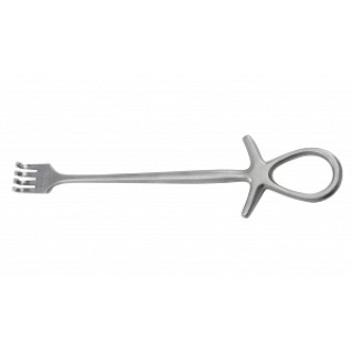 Medline # MDS1826004 - RETRACTOR, MURPHY RAKE, 4-PRONG, SHARP, 7.75, EACH