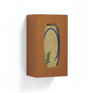 Medline # MDS191098MW - HOLDER, GLOVE-BOX, FAUXWOOD, MAPLE, SINGLE, 12/CS