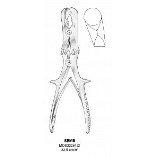 Medline # MDS3226122 - RONGEUR, BONE, SEMB, D / A, 22.5CM, 9