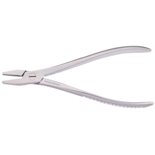 Medline # MDS3352402 - FORCEP, WIRE, SERRATED, CROSS, 6.75