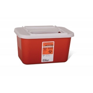 Medline # MDS705201 - CONTAINER, SHARPS, 1 GA., RED, WALL/FREE, 32 EA/CS