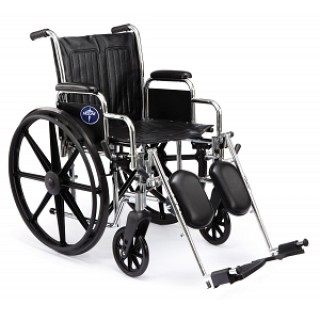 Medline # MDS806100D - WHEELCHAIR, EXCEL, 18 