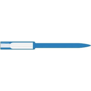 Medline # 8542M - ID BAND, ADT/PD BLU INS SLF AD SEAL VYL, 250 EA/BX