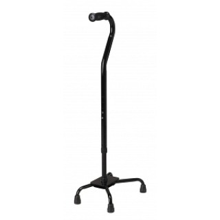 Medline # MDS86222XW - CANE, QUAD, BARIATRIC, BLACK, 1 EA/CS