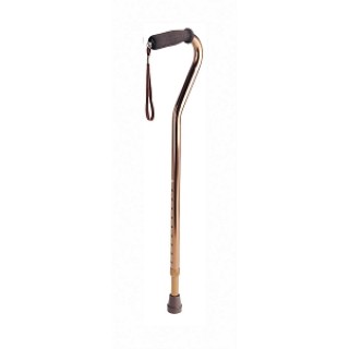 Medline # MDS86420BRZW - CANE, OFFSET HANDLE, BRONZE, 6 EA/CS