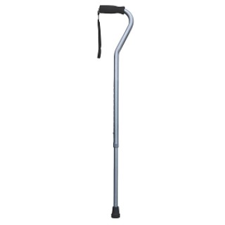 Medline # MDS86420LB - CANE, OFFSET, LIGHT BLUE, ALUMINUM, 6 EA/CS