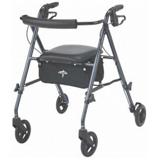 Medline # MDS86825SLB - ROLLATOR, FREEDOM, SMOKY BLUE, 1 EA/CS