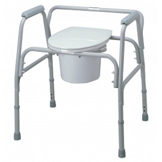 Medline # MDS89664XWX - COMMODE, EXTRA WIDE, 650 LBS, CONTANR ORDER, EACH
