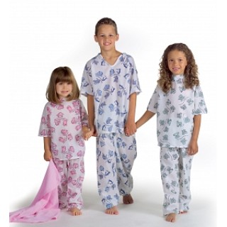 Medline # MDT011258M - PANT, PAJAMA, PED, GREEN, ANIMAL-PRINT, MD, 12 EA/DZ, 2 DZ/CS