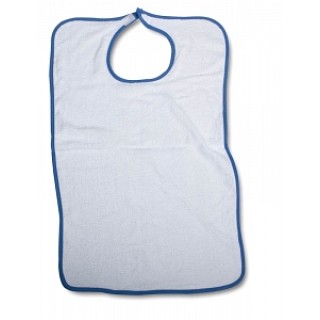 Medline # MDT014101 - BIB, ADULT, IMPERVIOUS, VELCRO, WHITE, 21X33, 12 EA/DZ