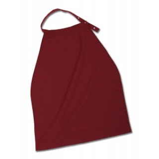 Medline # MDT014113BURG - BIB, ADULT, APRON STYLE, BURGUNDY, 19X27, 12 EA/DZ, 2 DZ/CS