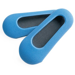 Medline # MDT211215NM - SLIPPER, PEDI-FOAM, LT BLUE, MED, 96 PR/CS, 96 PR/CS